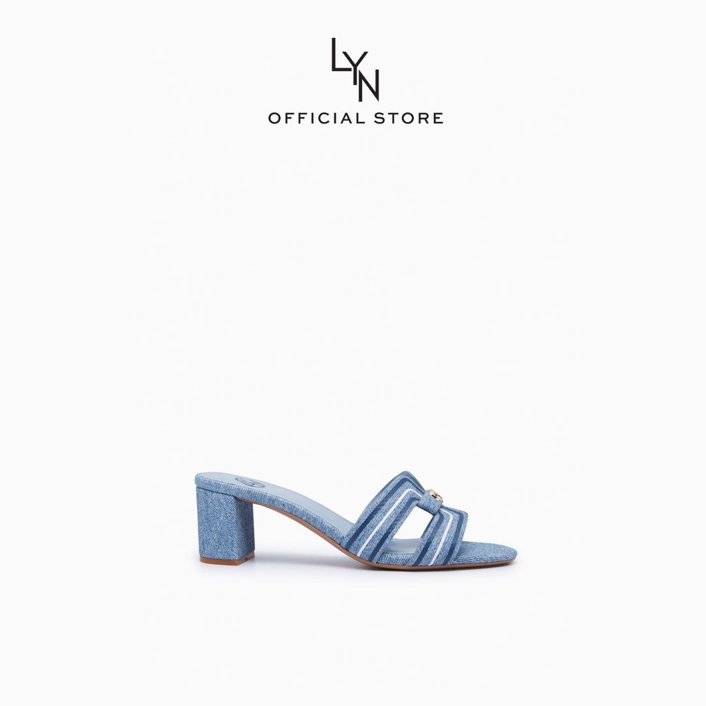 LYN - Hey Mid Stripe Heel Sandals รองเท้าส้นกลาง     (L26CSWC001)
