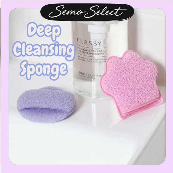 Daiso [Daiso Cleanser Items] ฟองน้ําทําความสะอาดล้ําลึก 3types