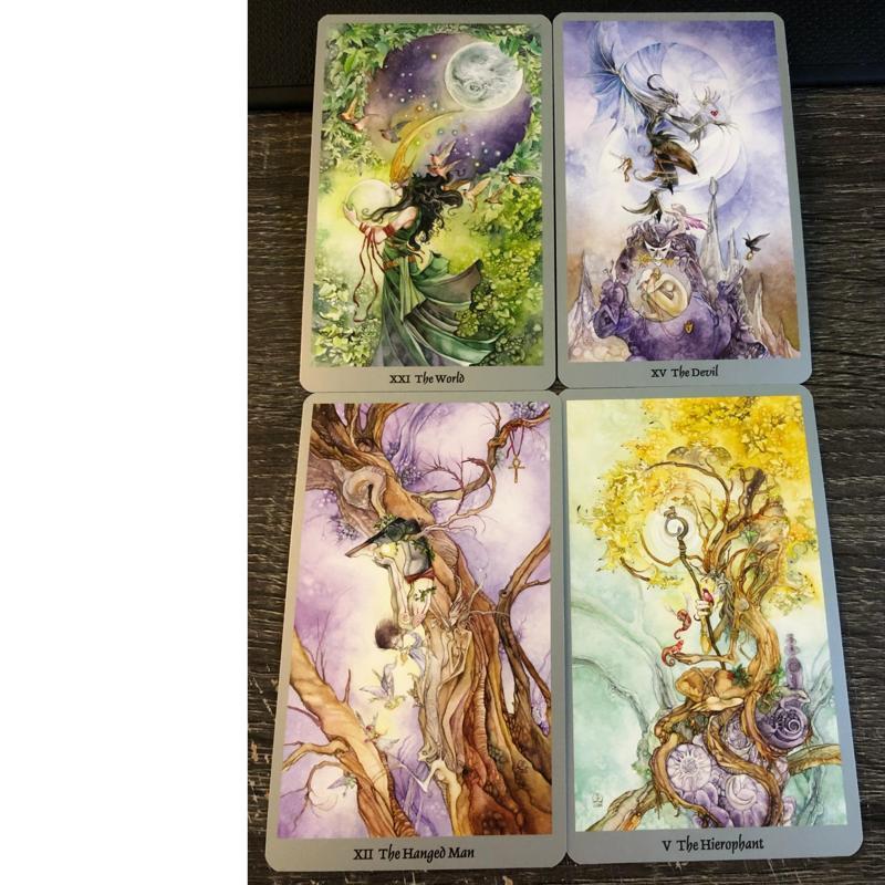 ไพ่ทาโรต์ทํานาย Shadowscapes Tarot Deck Witch Divination Fate Fortune Telling Card เพื่อนครอบครัว