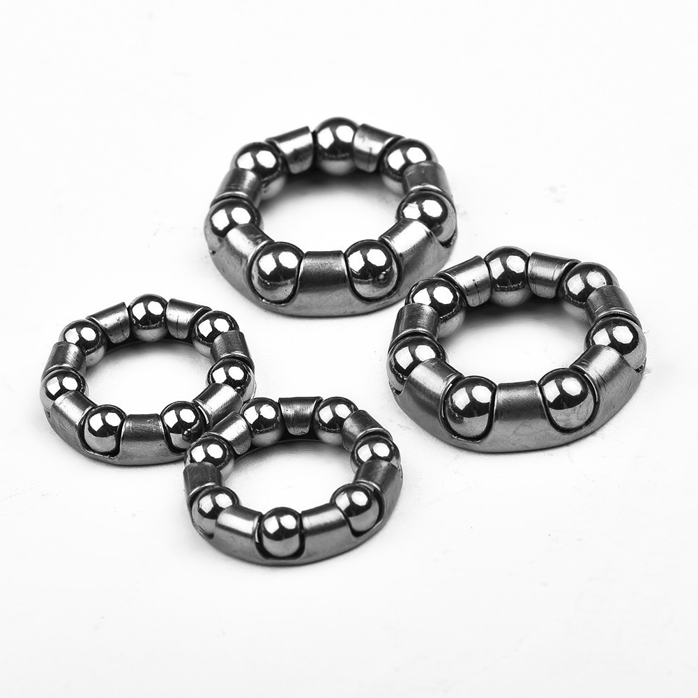 ☀[ขายดี]☀Bike Bicycle Full set Wheel Hub Bearings 3/16\" และ 1/4\" - หน้าและหลัง (คู่)