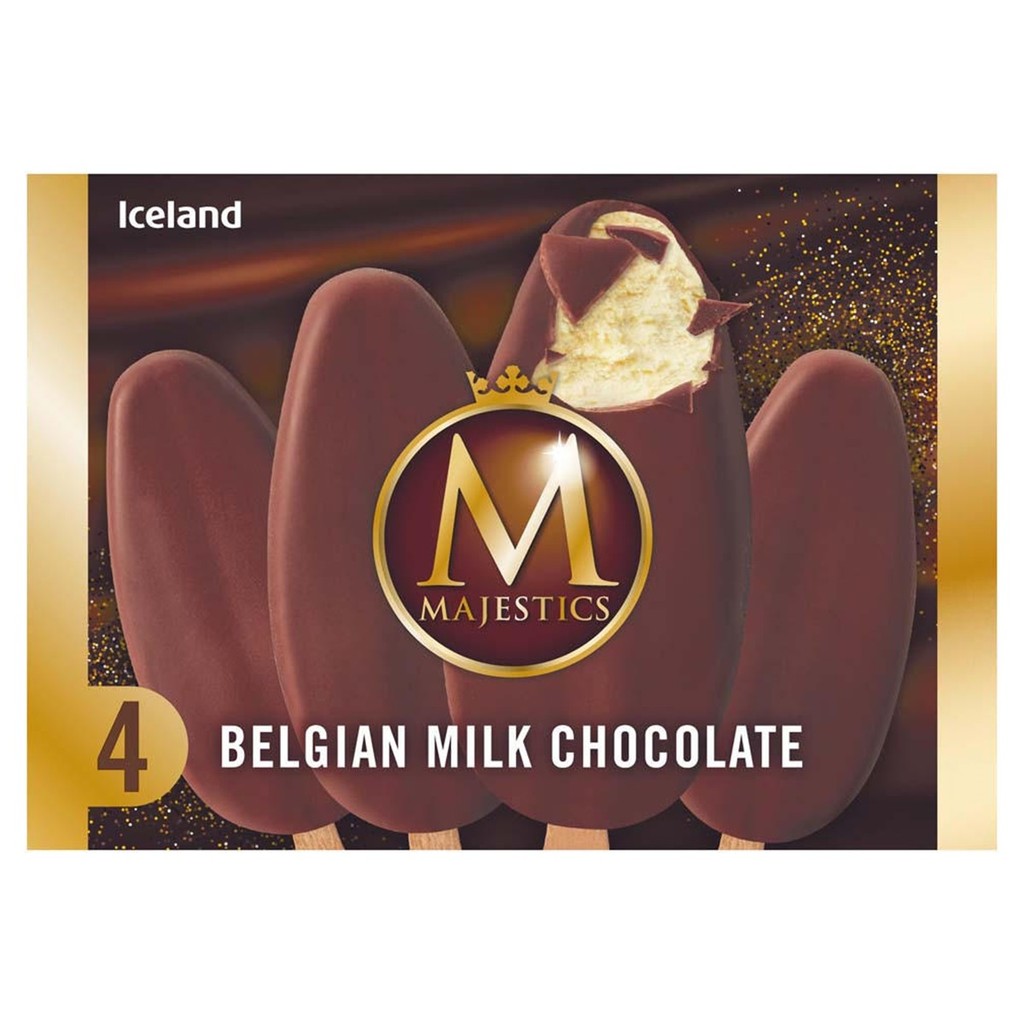 [5010482379247] Iceland 4 Belgian Chocolate Majestics 48 ไอซ์แลนด์ เบลเยียม ช็อกโกแลต มาเจสติกส์