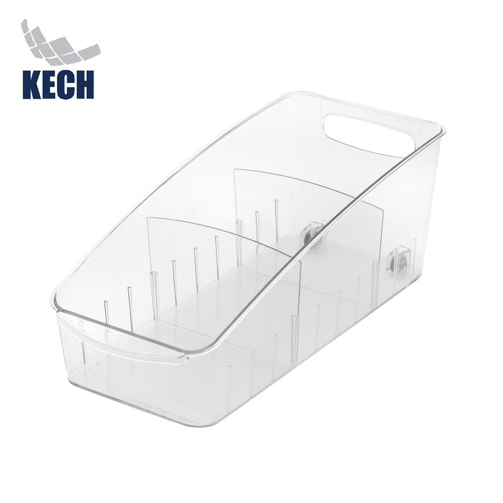 KECH กล่องจัดเก็บในตู้เย็นพร้อมชั้นแบ่งและล้อเลื่อน  FROSTY SIZE L จัดส่งโดย HomePro