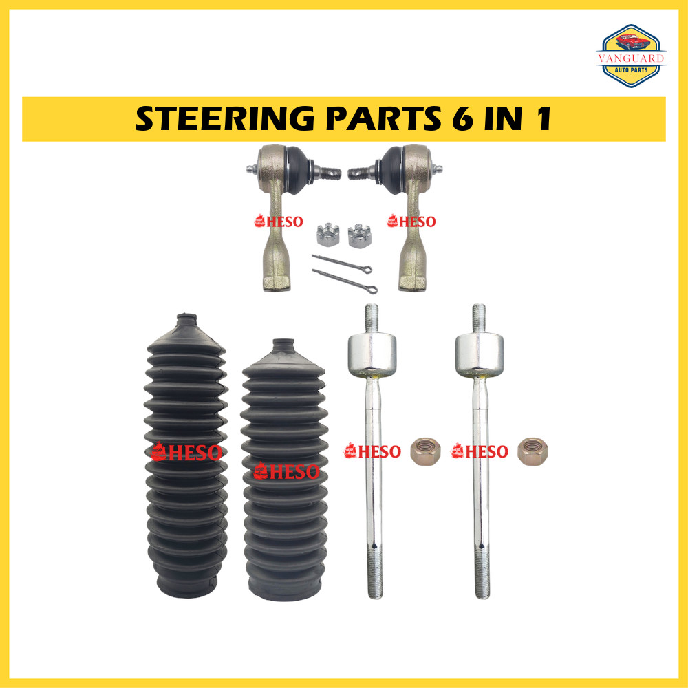 6 IN 1 HESO RACK END TIE ROD END STEERING COVER PERODUA KANCIL 660 CC EF CL SOHC AUTO KANCIL 660 CC 