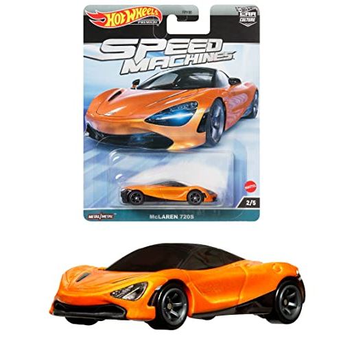 รถของเล่น Hot Wheels รุ่น Car Culture Speed ​​Machine - McLaren 720S [สำหรับเด็กอายุ 3 ปีขึ้นไป] HKC