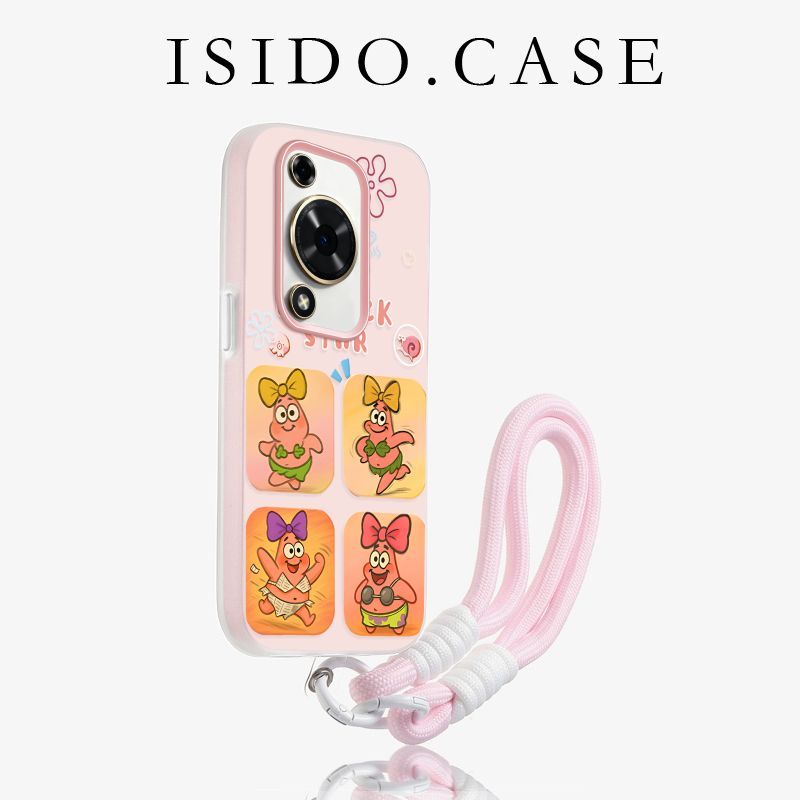 HP 2 In 1 Candy Color Spongebob Lanyard Vivo V60 Lite Y21D Y29 Y400 Y19S Pro Iqoo Z10 Lite Z10R ปลอก