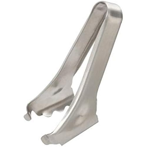 MARNA Unwind Salad Chicken Tongs Stainless Steel K746 Silver