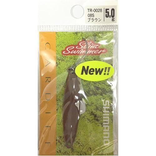 SHIMANO Cardiff Area Spoon Slim Swimmer 5.0g TR-0028 08S Brown 713827 Lure