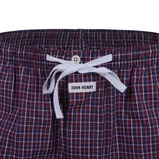 JOHN HENRY UNDERWEAR Sleepwear กางเกงขายาว ผู้ชาย รุ่น JU JU6005PA สีแดง