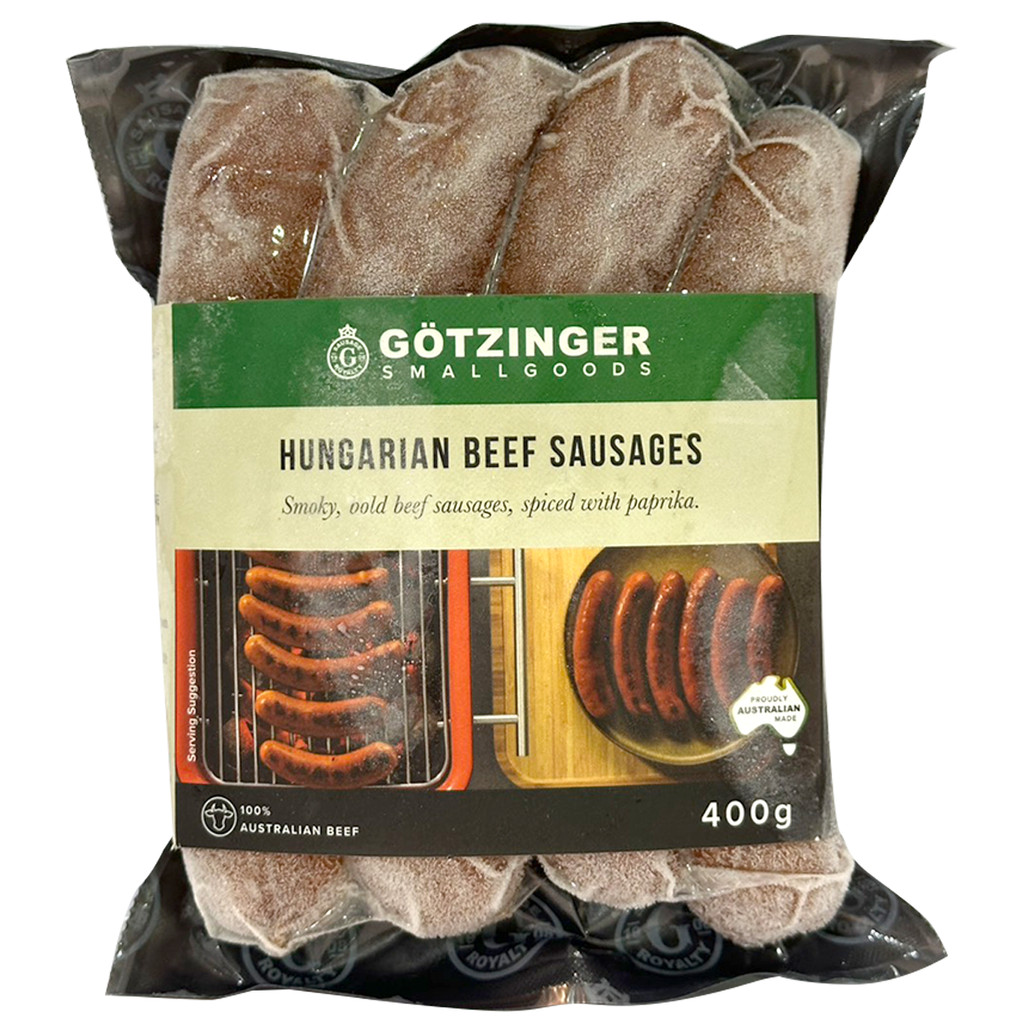 [0274207] Cotzinger Hungarian Beef Sausages 400g
