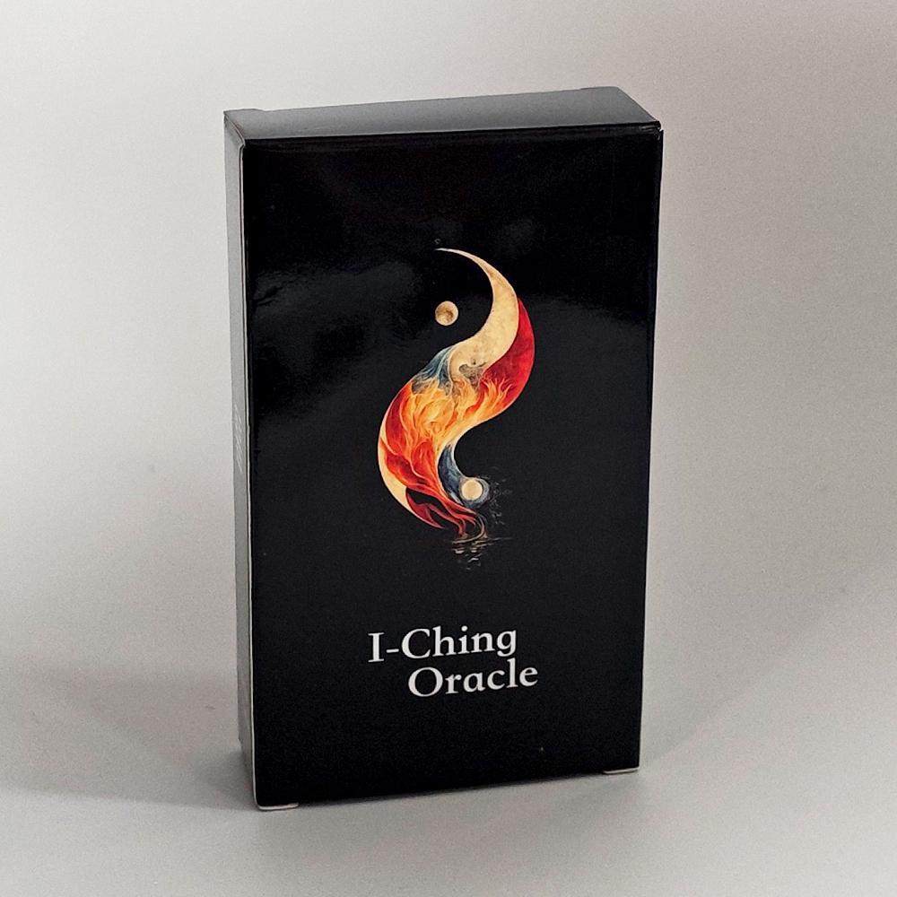 10.3*6 ซม.I-Ching Oracle Deck 64 การ์ดหมึกแบบดั้งเดิม Art สไตล์จีนเครื่องมือทํานายสําหรับ Spiritual 