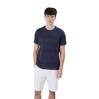 John Henry เสื้อยืดผู้ชาย ทรงเข้ารูป รุ่น JH S226MTSSM15 - สีกรมท่า