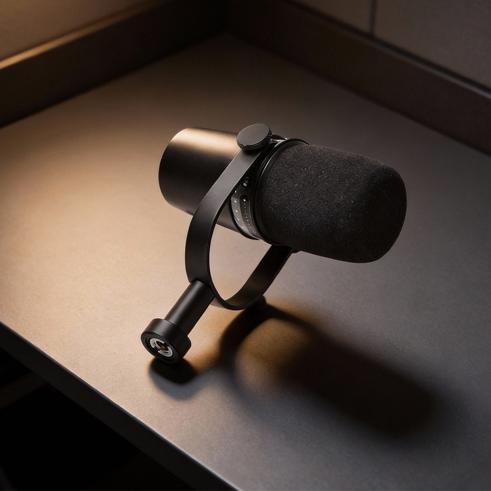 กระจกไมโครโฟนโฟมคุณภาพสูงสําหรับ Shure MV7,MV7X