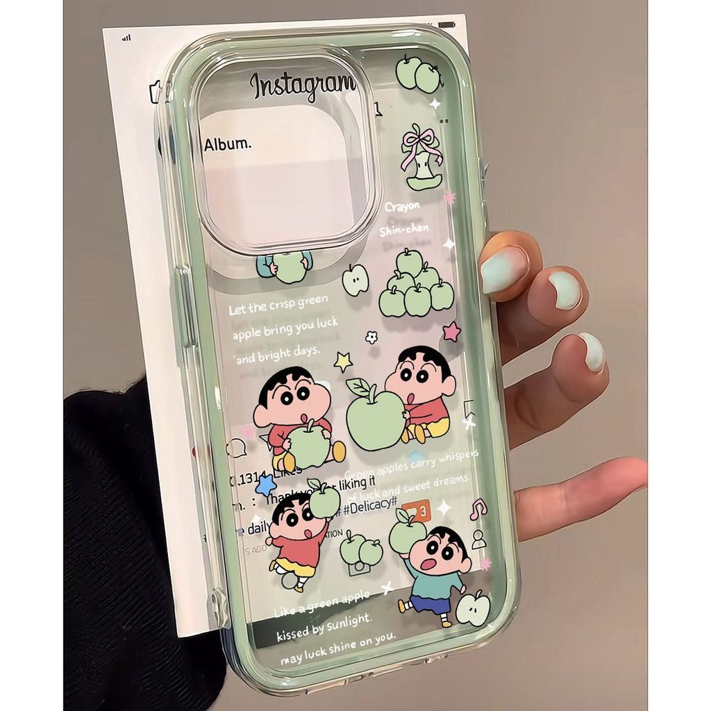 Apple Shin Chan [Jbscasing95] เคส Hp Oppo A6s A6 A6X A6T Pro 5G Reno 15F 15 Pro Max 14F A6T A5I A5X 