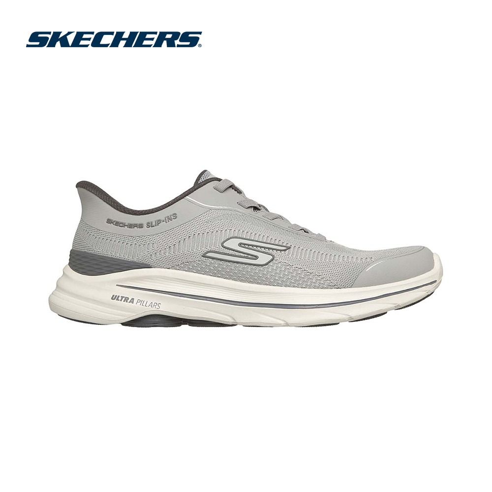 Skechers สเก็ตเชอร์ส รองเท้าผู้ชาย Men Slip-Ins GOwalk 8 Walking Shoes - 216789-OFWT Air-Cooled Goga Mat (latest)