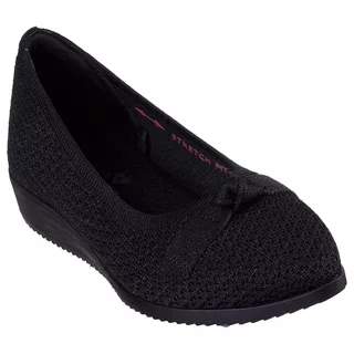 Skechers สเก็ตเชอร์ส รองเท้าผู้หญิง Women Modern Comfort Cleo Sawdust Sophisticated Shoes - 158937-BBK (latest)