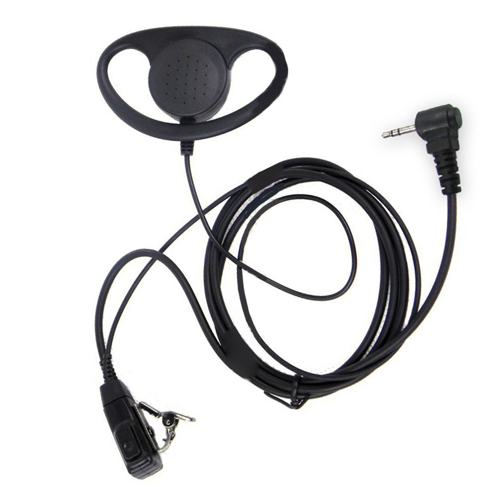 BUMKFM อะแดปเตอร์หูฟัง D-type หลุมเดียว 2.5 มม. สําหรับ HYT TC-310 TC-320 T5628T6200C