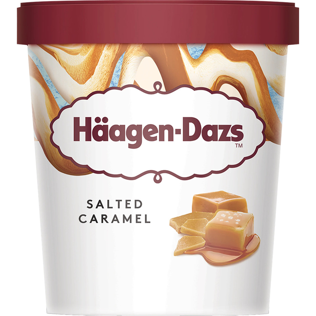 [3415581114188] Haagen-Dazs Salted Caramel 473 Ml. ฮาเก้น-ดาส รสซอลต์เท็ดคาราเมล (แพ็คสินค้าเก็บความเย็น)
