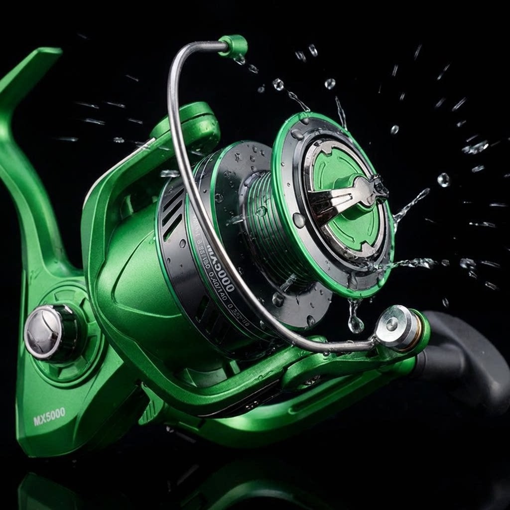 ผลิตภัณฑ์ใหม่โลหะคงที่ Spool Reel, สําหรับ MX Series Long Cast Fishing Reel, 1000-7000 ขนาด