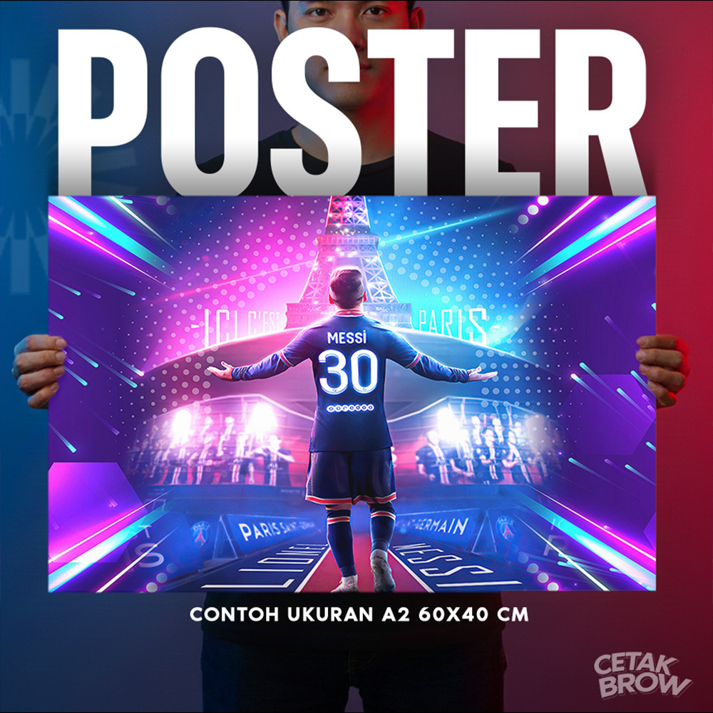 PSG โปสเตอร์ Zlatan Ibrahimovigul Ibra Era King of Paris Dare to Zlatan Bold ภาพประกอบสามารถพิมพ์ตกแ