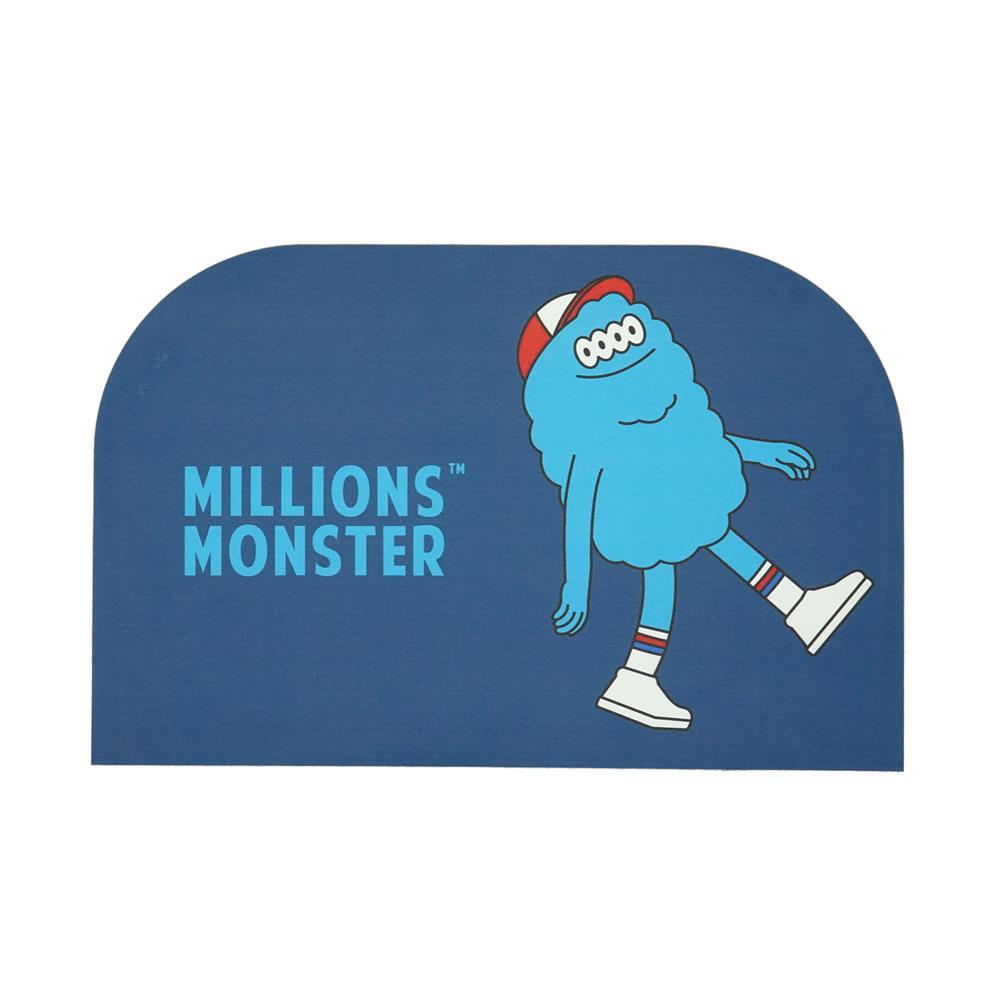 SNAZZ พรมพียู  MONSTER 45x70 ซม. สีน้ำเงิน จัดส่งโดย HomePro