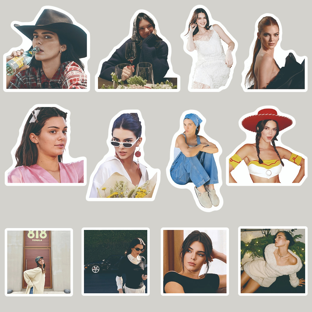 ชุดสติ๊กเกอร์ Kendall Jenner 136 ชิ้น, สติ๊กเกอร์ Kardashian Supermodel Planner & Journal