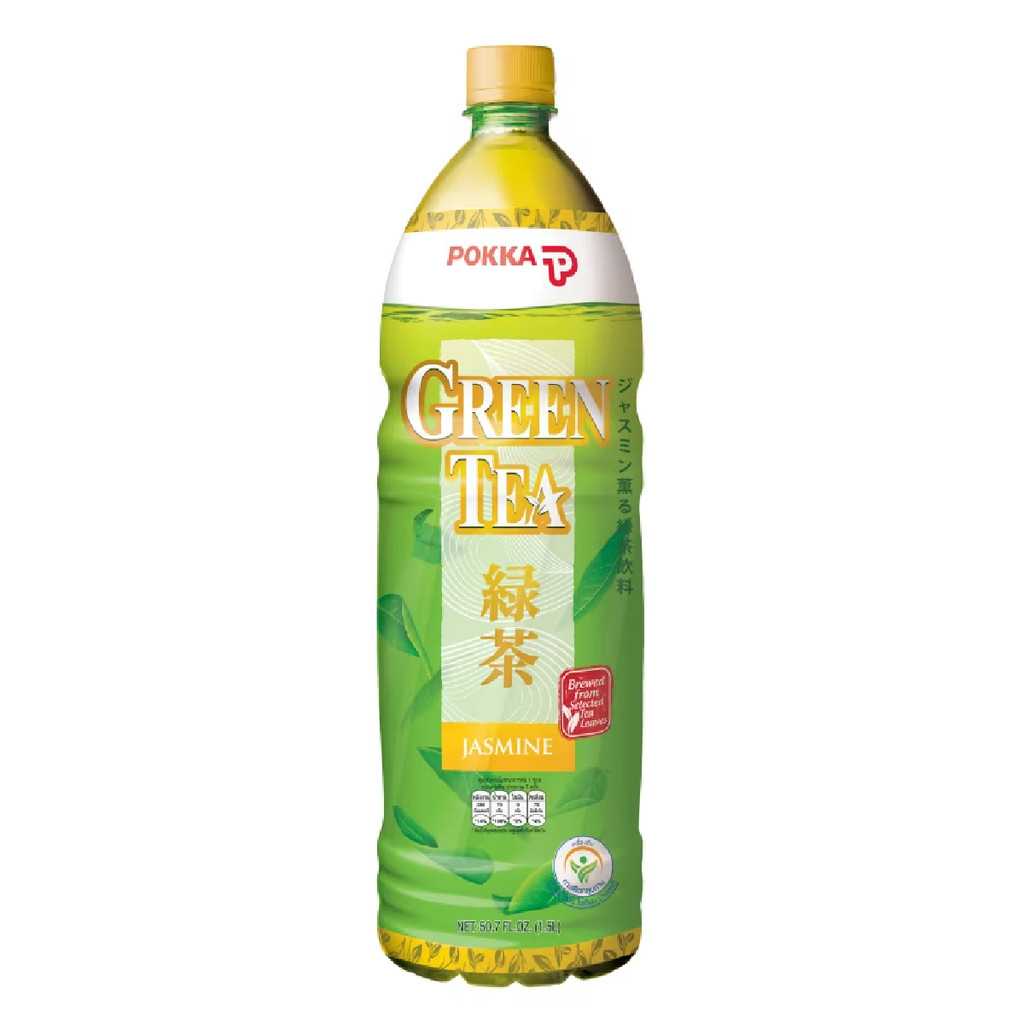 [0052932] Pokka Green Tea Jasmine 1.5 L. ป๊อกก้า ชาเขียวมะลิ 1.5 ลิตร