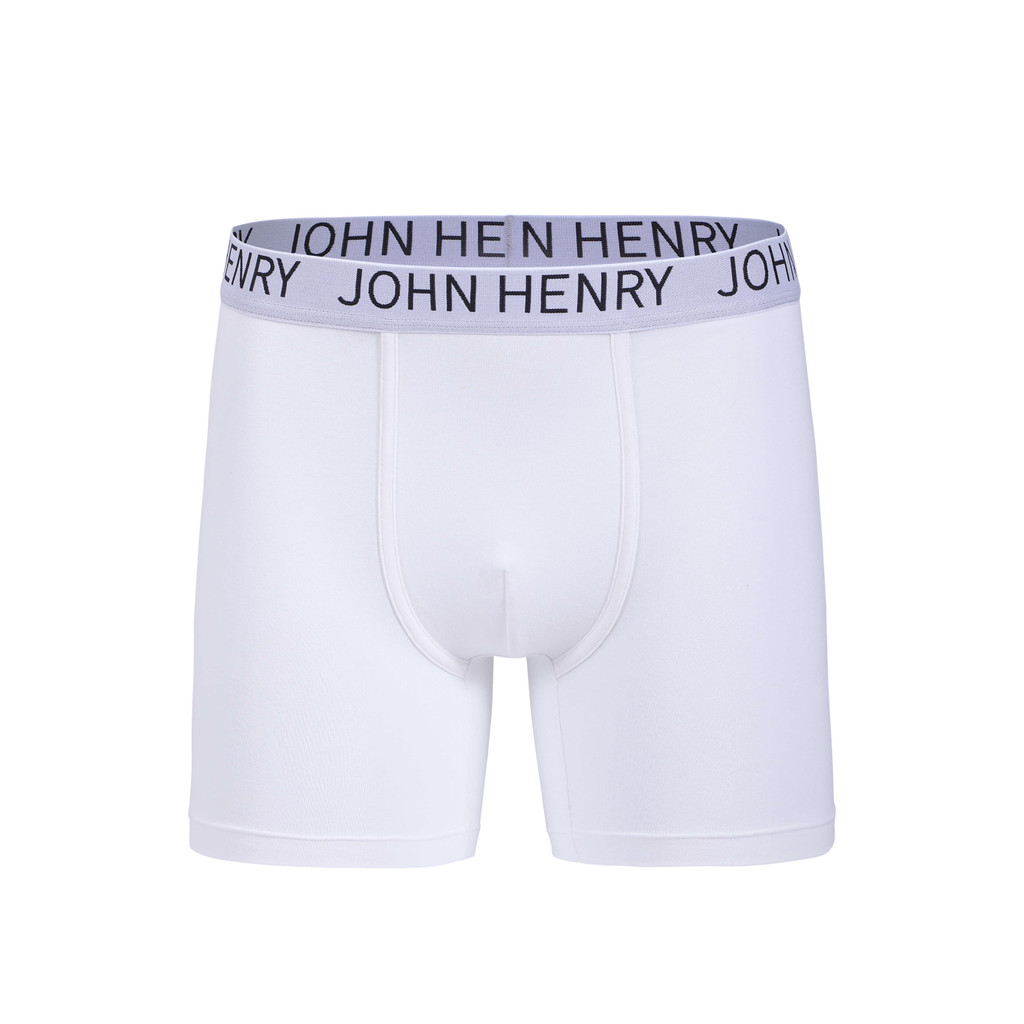 JOHN HENRY UNDERWEAR Basic ทรงมิดเวย์ รุ่น JU JU7BC1001 สีขาว