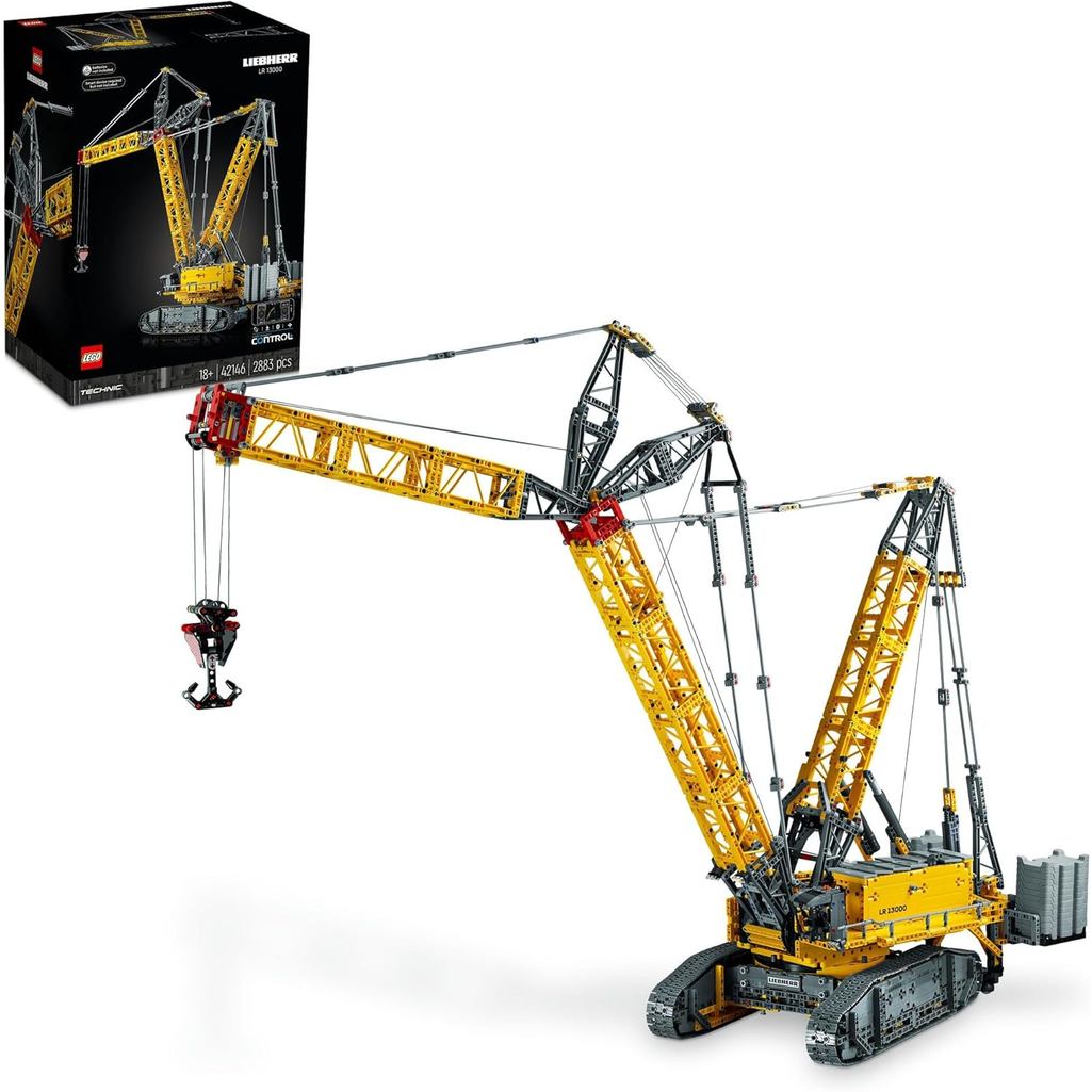 LEGO Technic Leap Hero LR 13000 Crawler Crane Toy, Gift for Birthday, Father's Day, Mother's Day, Ve