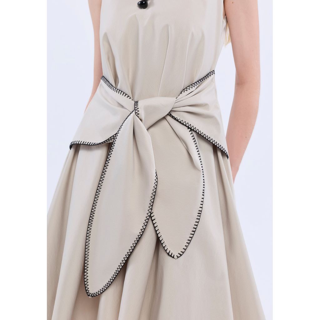 QUINN - Waist Tie Handkerchief Skirt Mini Dress ชุดเดรส (Q26WGWA006) — صورة 5