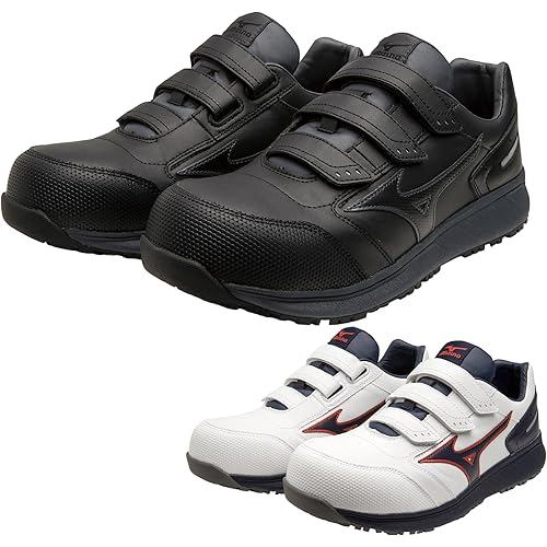 Mizuno Safety Shoes Work All Mighty SU 22 L 3-Belt U-Sole f1ga2311 09 Black x Gray 26.5cm with SOLV 