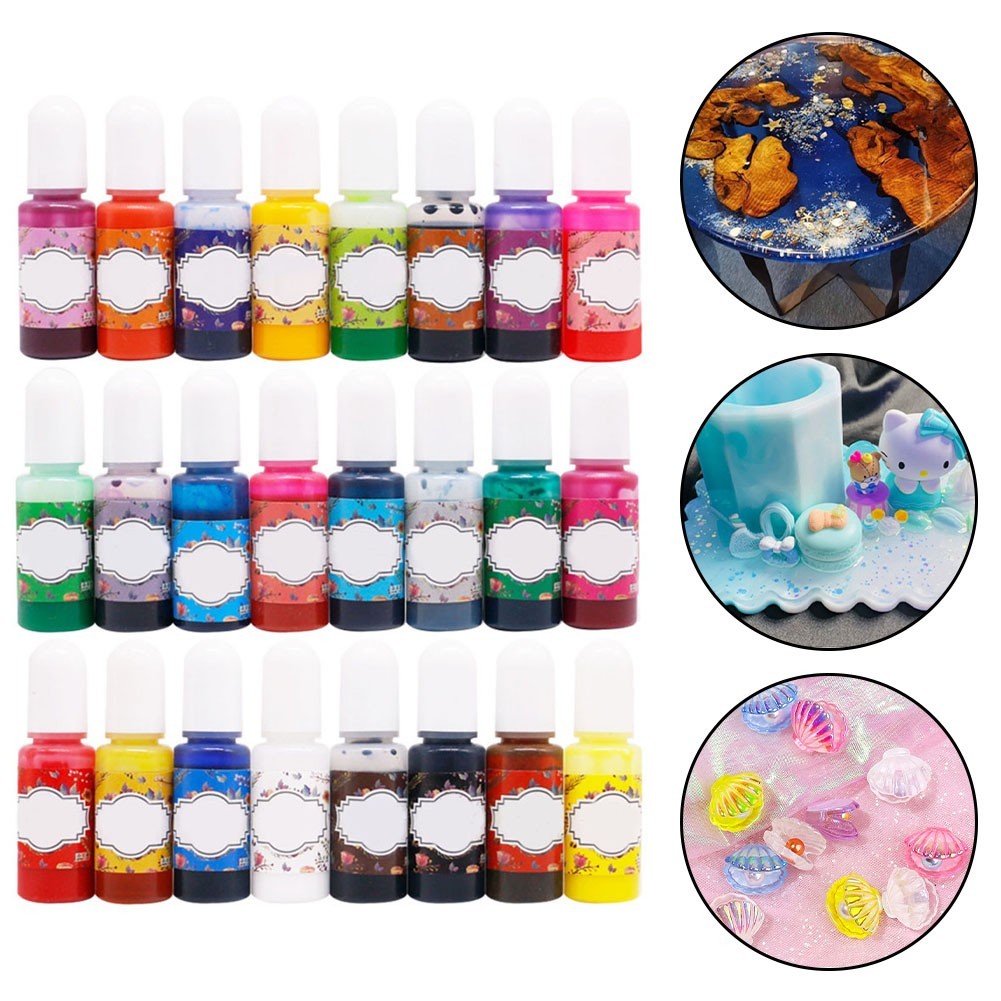 [AMANDA] Epoxy Resin Pigment Epoxy Resin Colorant อีพ็อกซี่เข้มข้นสูงสําหรับงานฝีมือ DIY