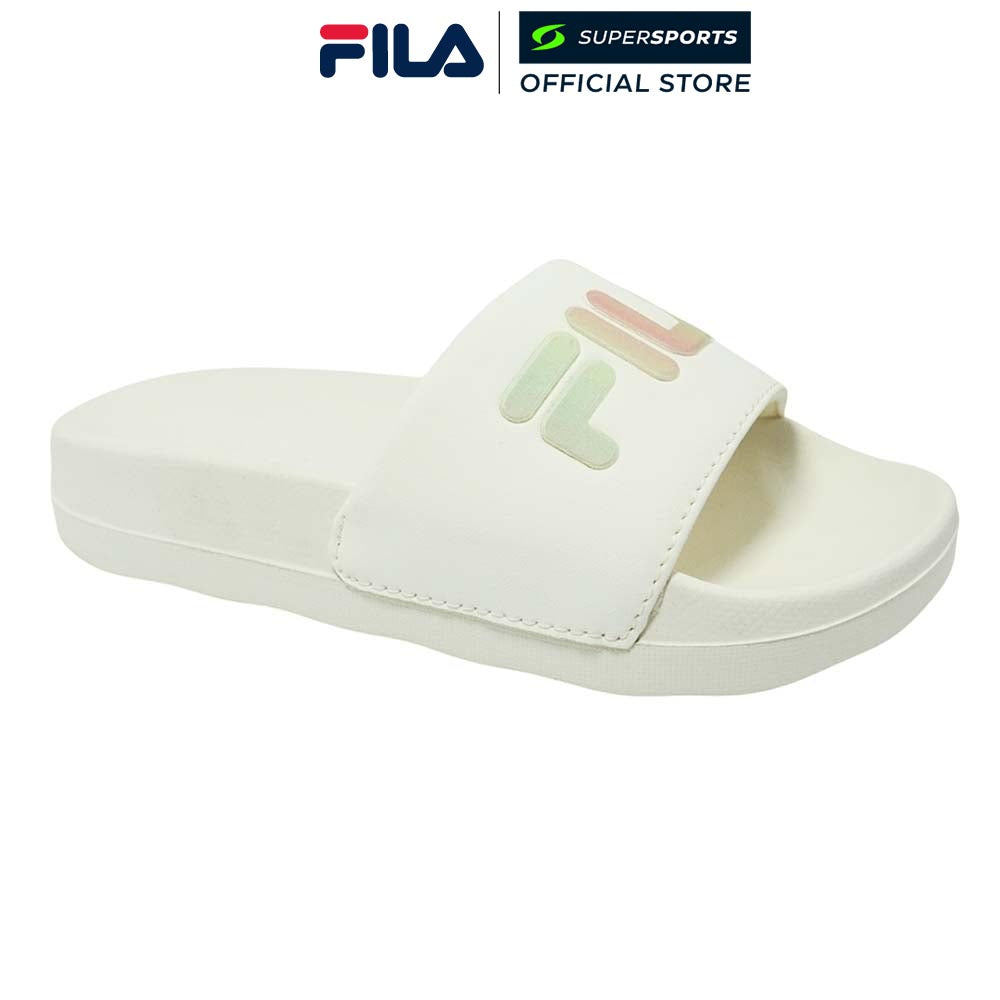 FILA Luminosa รองเท้าแตะเด็ก สีขาว