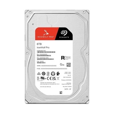 SEAGATE IronWolf Pro ฮาร์ดดิส 6TB รุ่น ST6000NT001