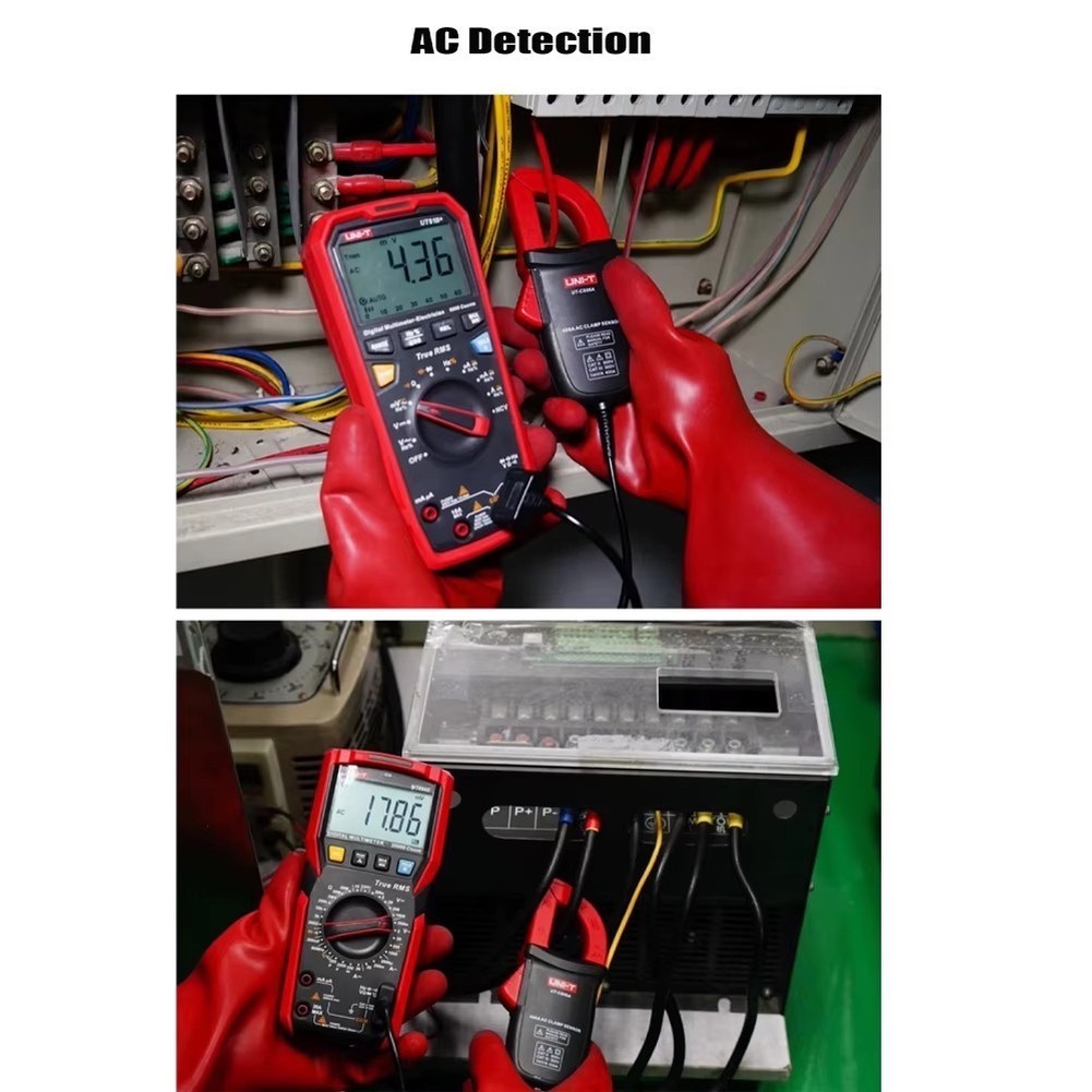 8NEWแคลมป์กระแสไฟ AC UT-CS06A 400A พร้อม UT61E+ UT196UT139C UT117C UT136B+