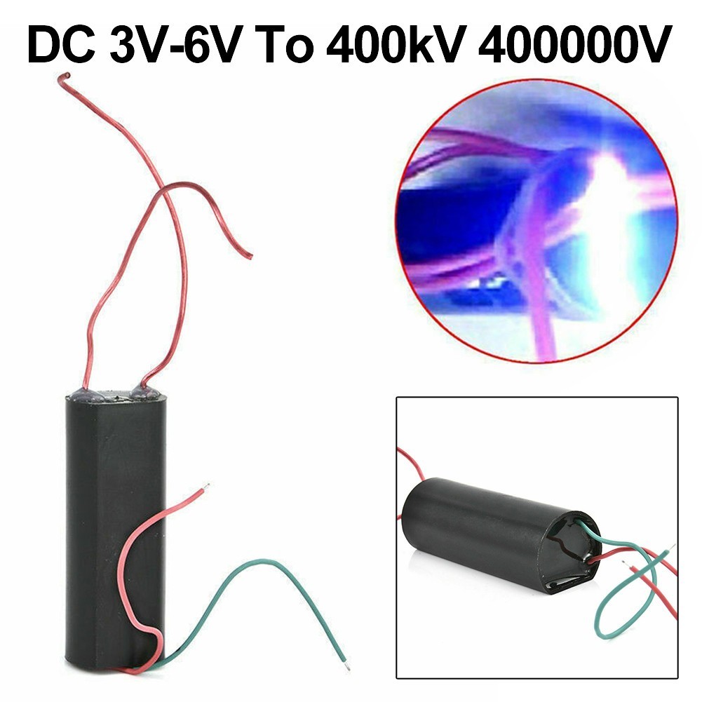 DC 3V-6V ถึง 400kV 400000V สําหรับ Boost Step-Up Power Module เครื่องกําเนิดไฟฟ้าแรงสูง
