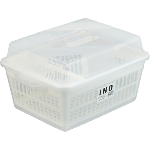 Inomata-k Inomata Chemical Drainer Set with Clear Hood, Type M, approx. 42 x 30.5 H23 cm