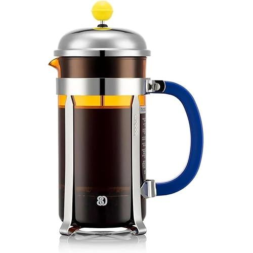 BODUM coffee maker press CHAMBORD French 1000ml 80th Anniversary Limited Orange x Yellow Blue Stainl