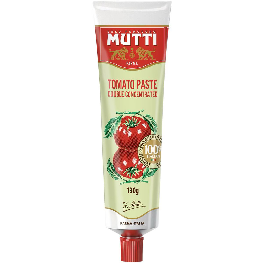 [0263857] Mutti Double Concentrated Tomato Tube ซอสมะเขือเทศเข้มข้น 130g