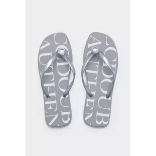 CC DOUBLE O LOGO PRINT THONG SANDALS ผู้หญิง รองเท้าแตะแบบหูหนีบแต่งโลโก้ รุ่น O26WSWA026 (AW26 #P3)