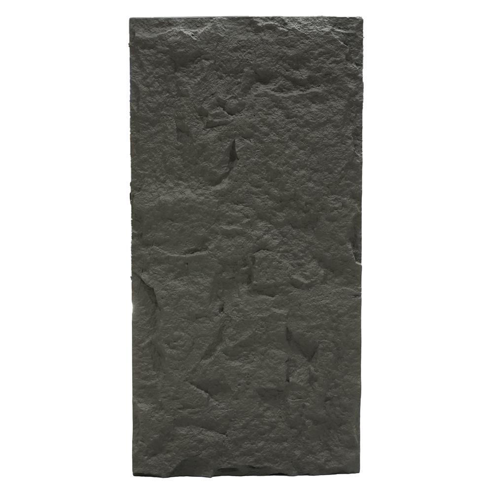 TARA แผ่นตกแต่งผนัง PU 60x120 ซม.  STONE BLACK จัดส่งโดย HomePro