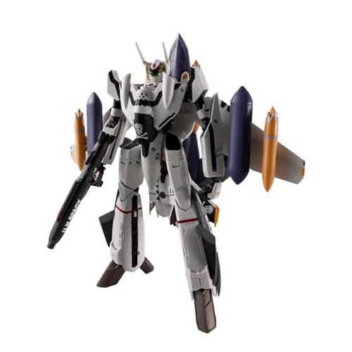ฟิกเกอร์ HI-METAL R Macross Zero VF-OS Phoenix (แบบคัสตอมโดย Roy Focker) + QF-2200D-B Ghost ขนาดประมาณ 140 มม. ผลิตจาก ABS, โลหะหล่อ และ PVC ลงสี ขยับได้ สำหรับเกม TAMASHII NATIONS