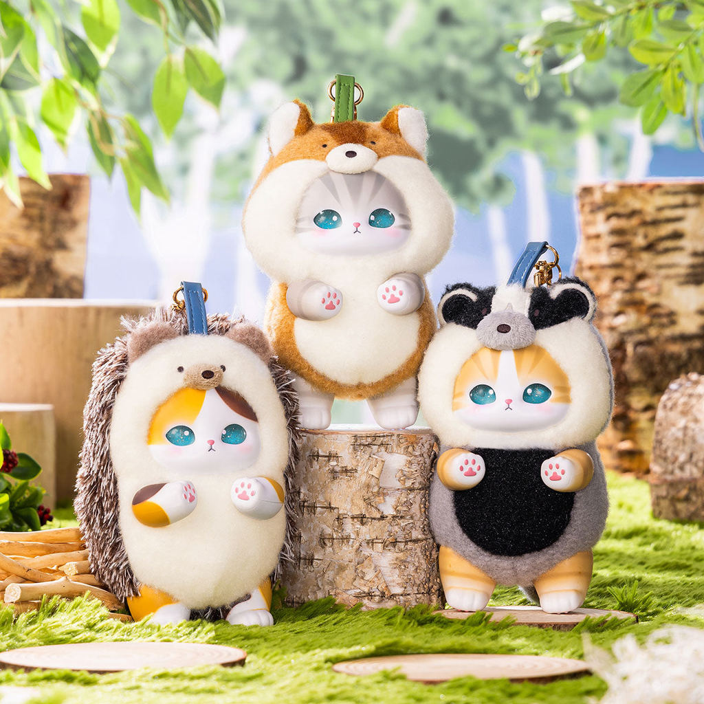 【mofusand】 Kiramekko Nordic Kittens กล่องสุ่มพวงกุญแจญี่ปุ่น