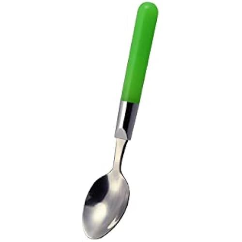 PEARL METAL Pearl Metal spoon Medium size Length 15.5 x Width 3 Height 1.5 cm green My Color B-5675