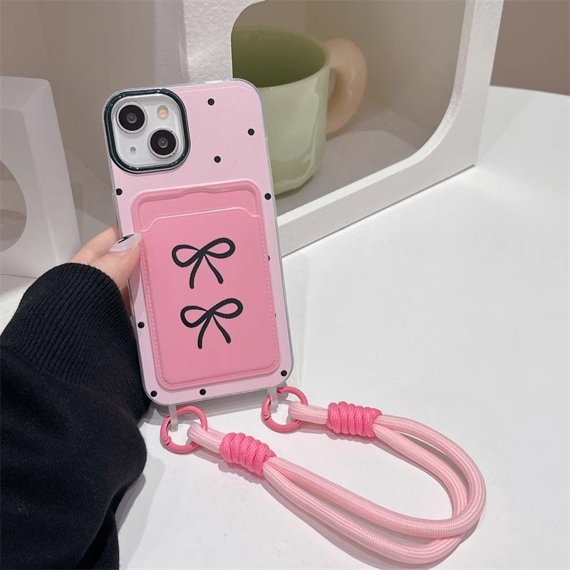 MERAH Card Holder Guava Soft Red Casing Hp Infinix Hot 50I Hot 60 Pro Plus 60I Smart 9 Hot 50 4G Not