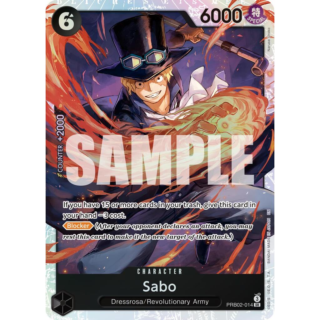 [One Piece TCG] Sabo PRB02-014 [SR] One Piece Premium Booster 2