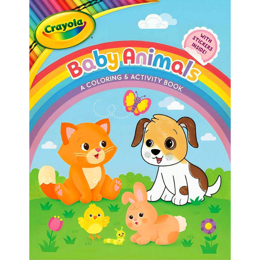 (BX) CRAYOLA BABY ANIMALS: A COLORING & ACTIVITY BOOK