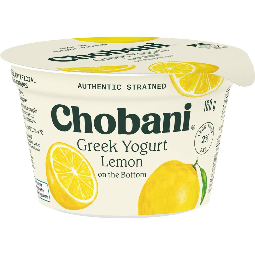 [9310653105610] Chobani 2% Lemon 160G 5610 โชบานี ไขมัน 2% รสเลมอน
