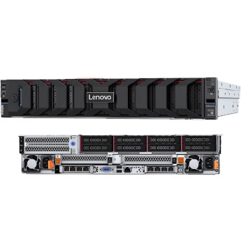 Lenovo ThinkSystem SR650V4 Xeon6505P 16GB 480GB SSD แบบ Rack 2U ใช้ในองค์กรขนาดกลาง เซิร์ฟเวอร์