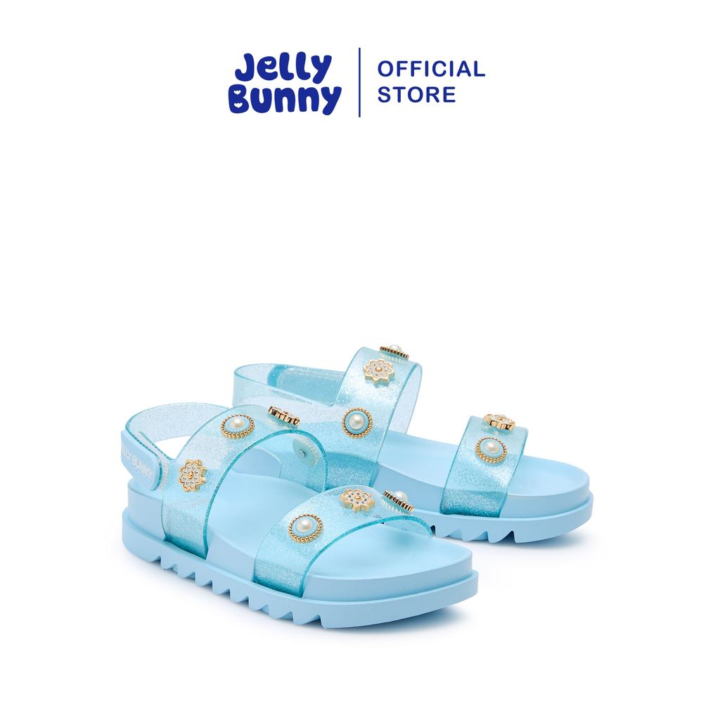 JELLY BUNNY รองเท้าแตะแพลตฟอร์ม PELE ORBIT รุ่น B26CSKA007 GLITTER BLUE