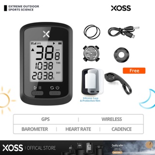 Xoss G+ เครื่องวัดความเร็ว GPS วัดระยะทาง แบบไร้สาย บลูทูธ ANT+ สําหรับจักรยาน